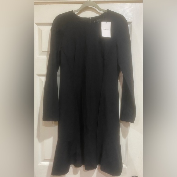 Theory Seam Sculpt Precision Ponte Mini Dress - Picture 3 of 4